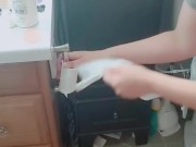 Piss desperation, running through the house